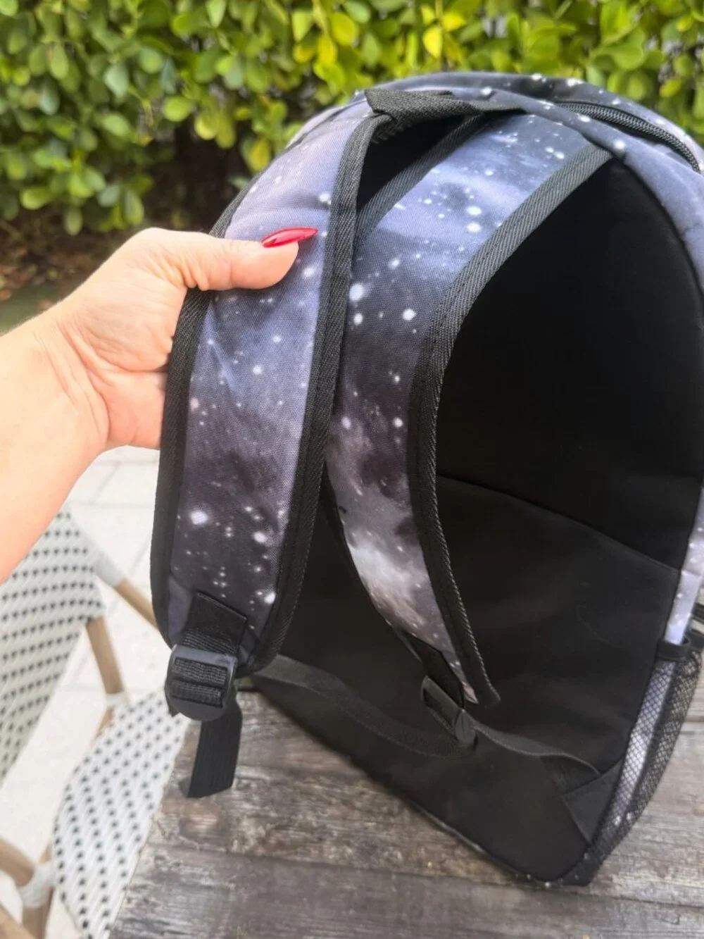 RARE Overwatch Space Galaxy Backpack - Video Gaming Bag Sport Grey Black Unused